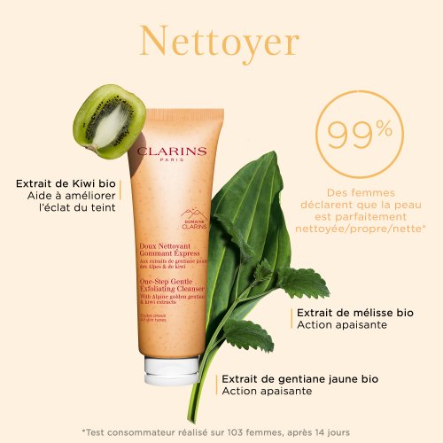 CLARINS Doux Nettoyant Gommant Express – Toutes Peaux